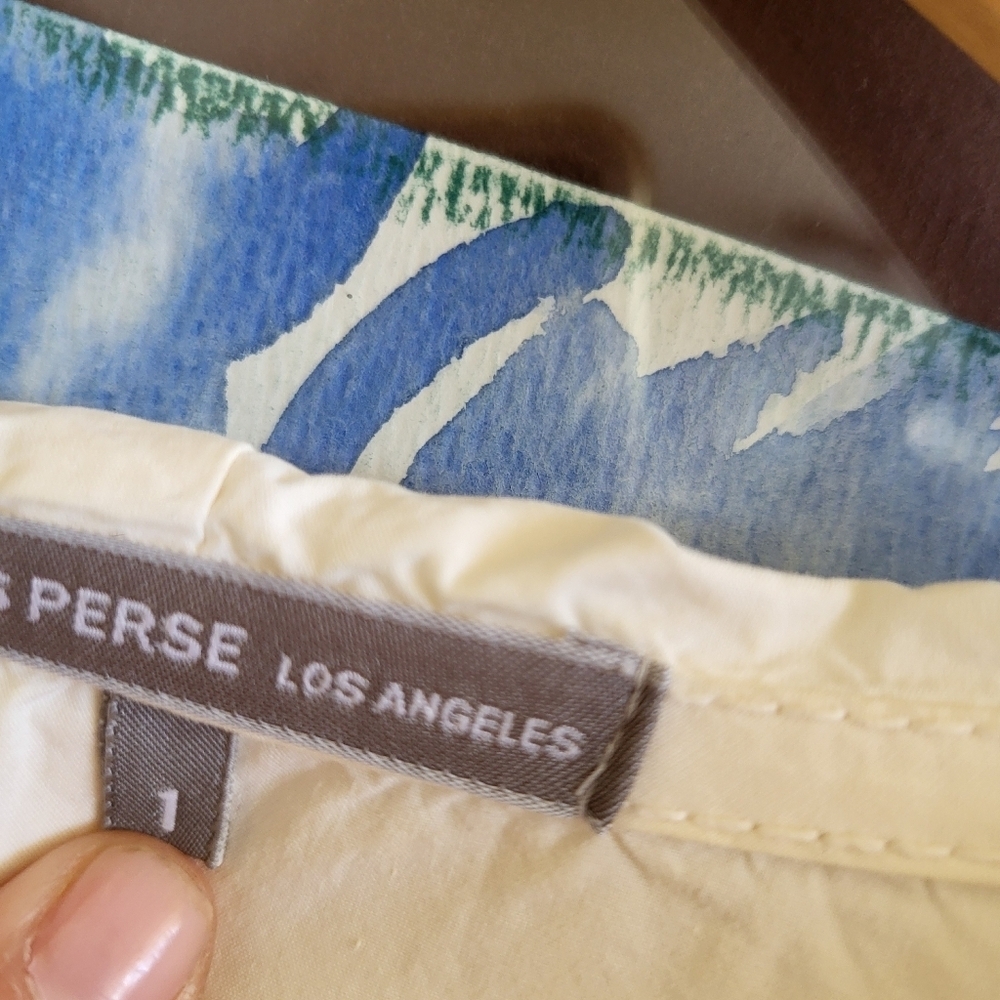 James Perse Off-White Parka zip up Jacket - Picture 3 of 7